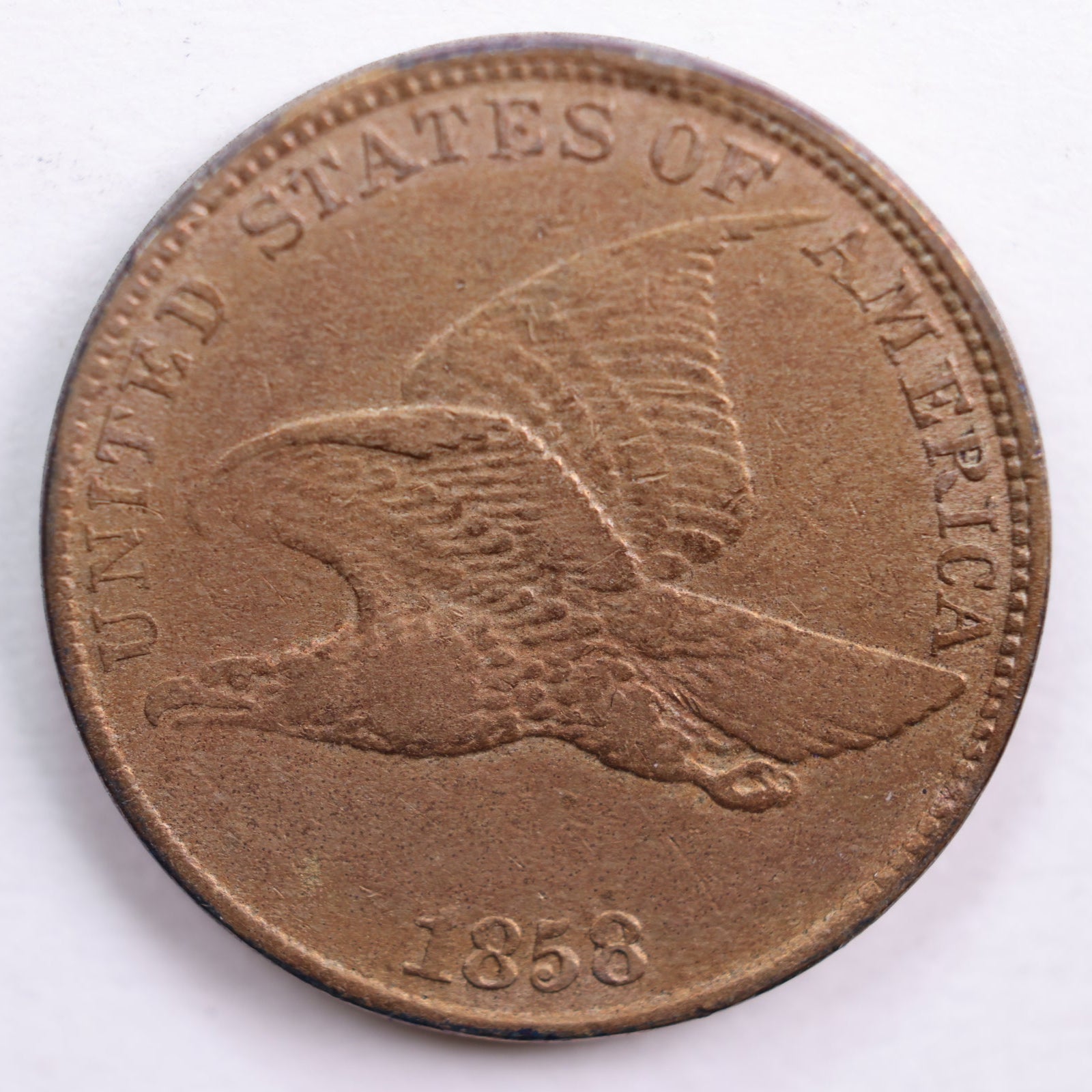 1858 Flying Eagle Small Cent, Extra Fine Circulated Coin, Store #CT0560