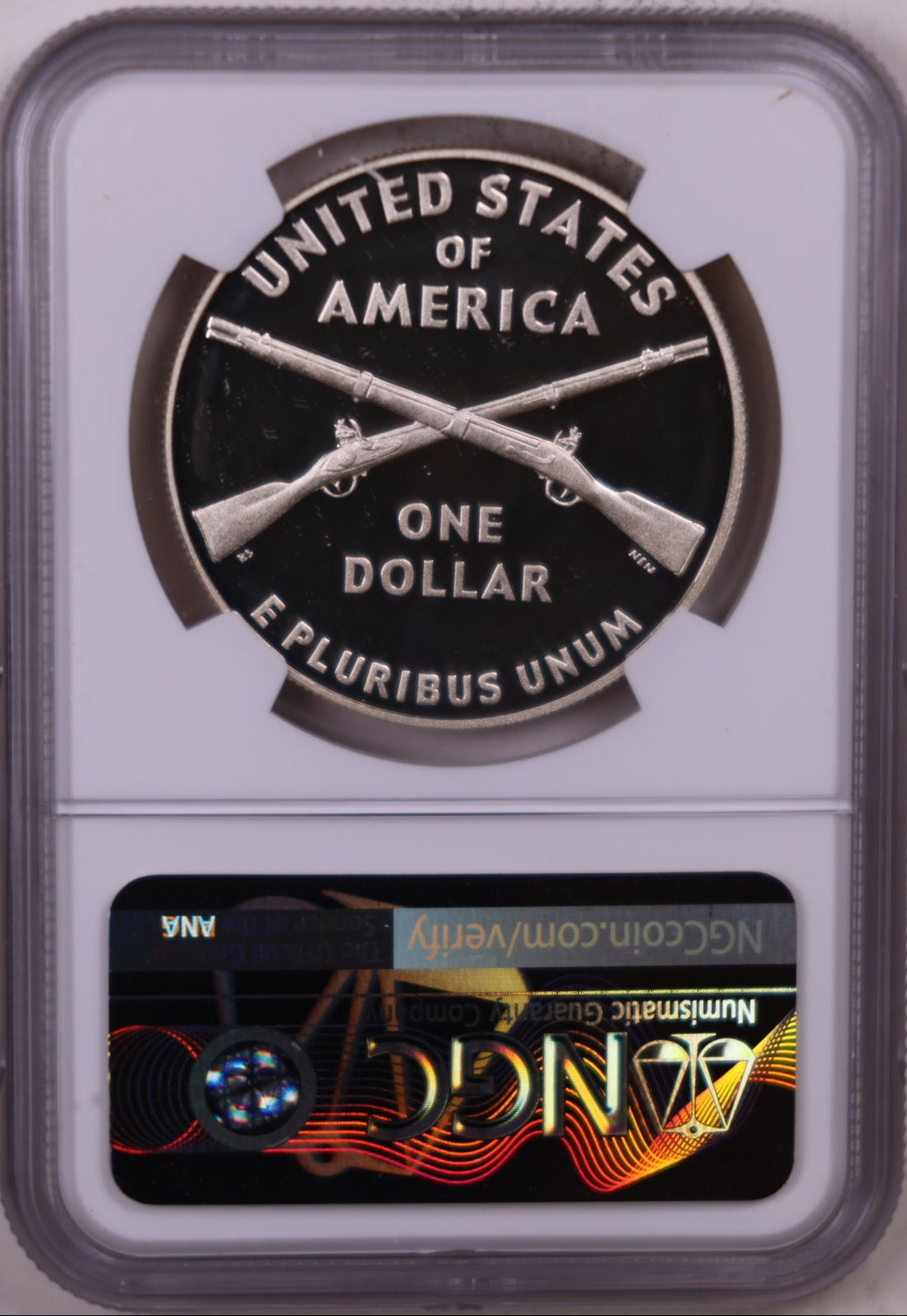 2012-W Infantry Soldier Dollar, NGC PF-69 Ultra Cameo, Store #GMC396