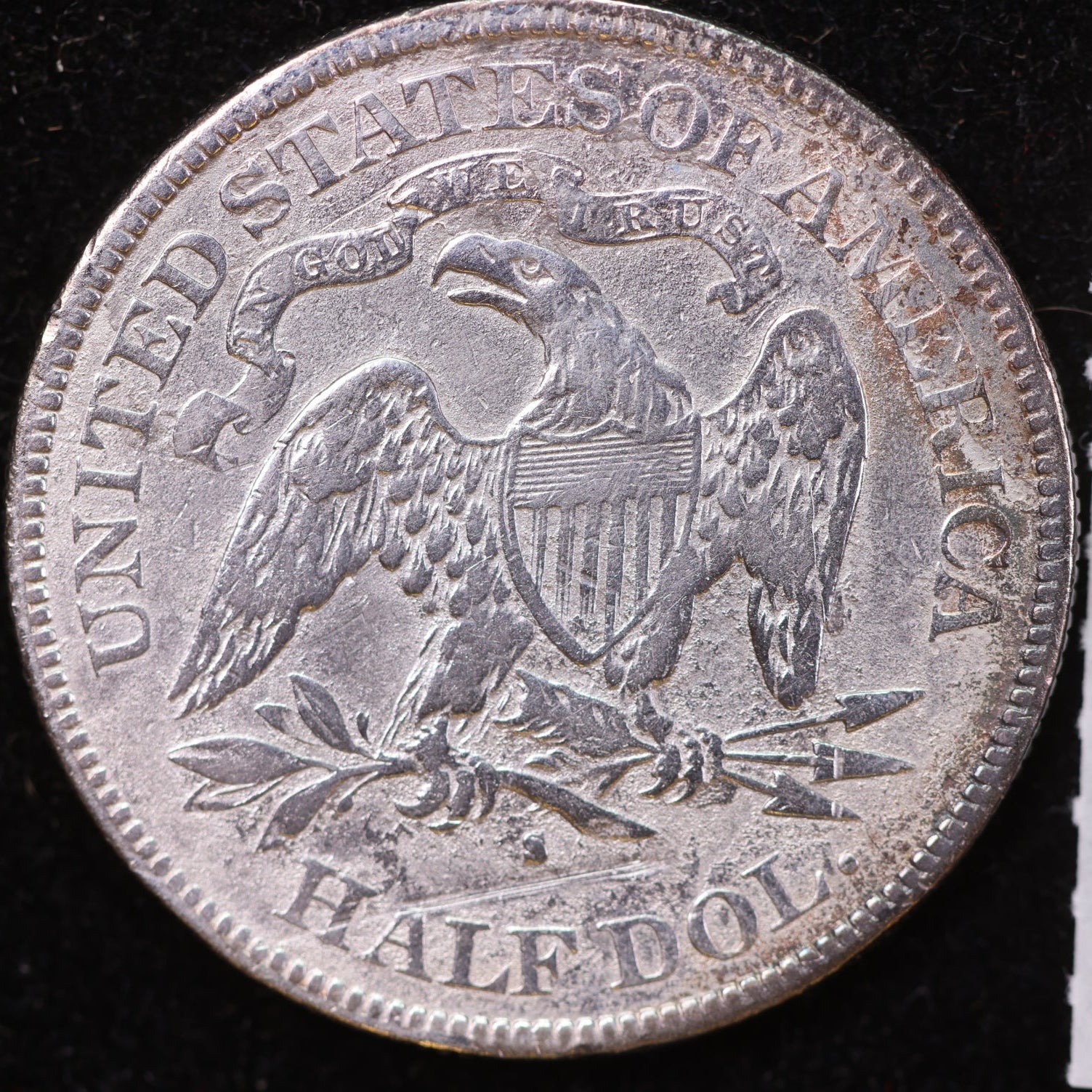 1877-S Liberty Seated Half Dollar, Extra Fine+ Circulated Coin. Store #HR2017