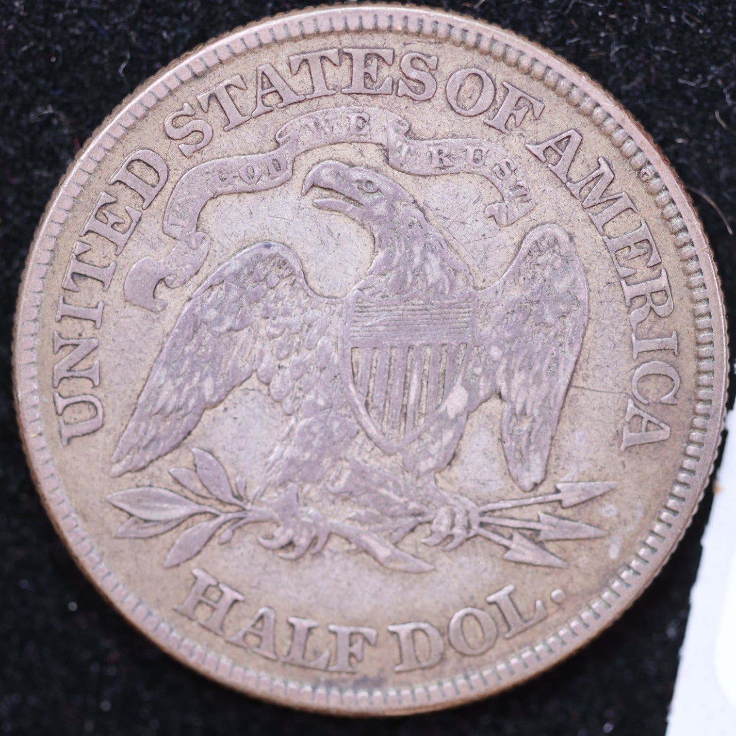 1878 Liberty Half Dollar, Very Fine+ Circulated Coin. Store #HR2019