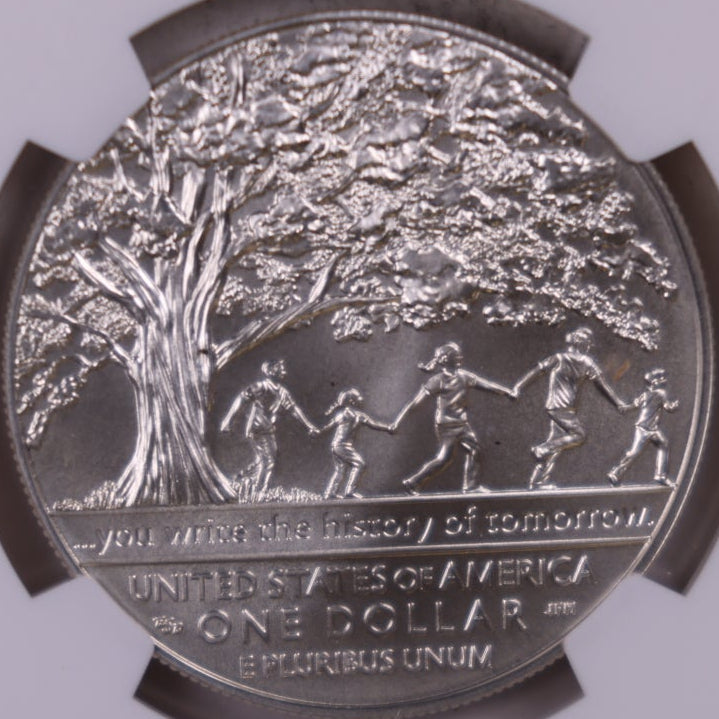 2017-P Boys Town Centennial Silver Dollar, NGC MS-70, Store #GMC399