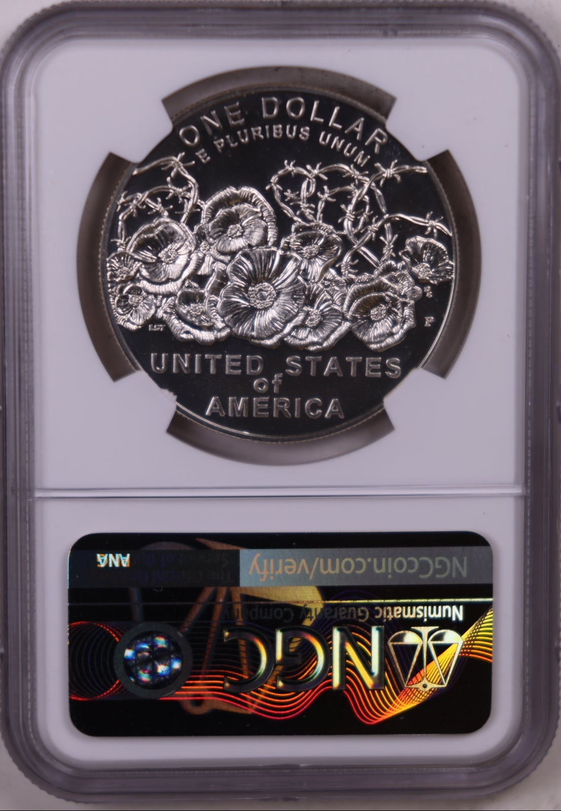 2018-P World War I Centennial Silver Dollar, NGC MS-69, Store #GMC401