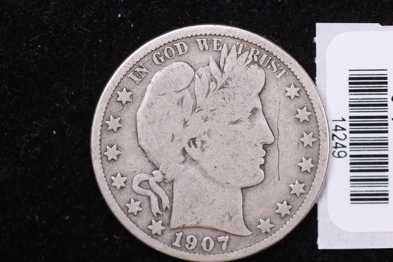 1907-O Barber Half Dollar. Affordable Circulated Coin. Store Sale