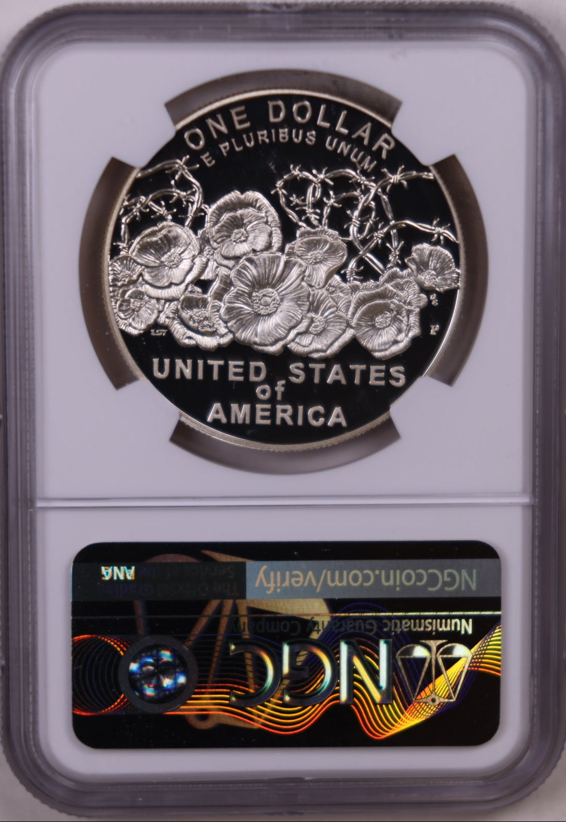 2018-P World War I Centennial Silver Dollar, NGC PF-69 Ultra Cameo, Store #GMC402