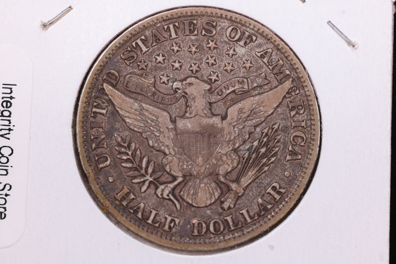 1904 Barber Half Dollar. Affordable Circulated Coin. Store Sale