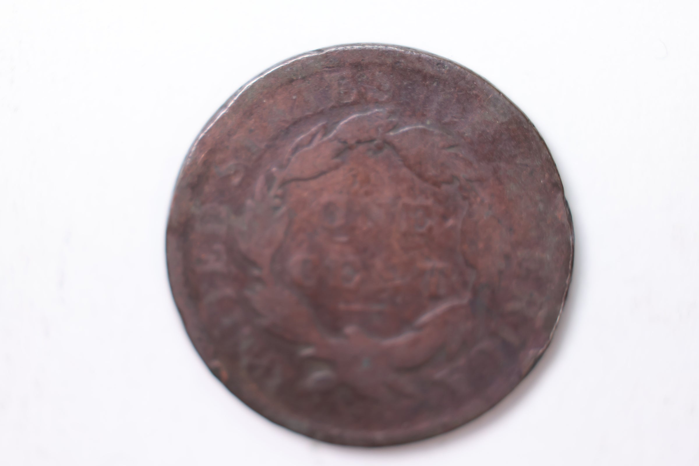 1817 Large Cent., About Good Circulated Condition., Store Sale #9002