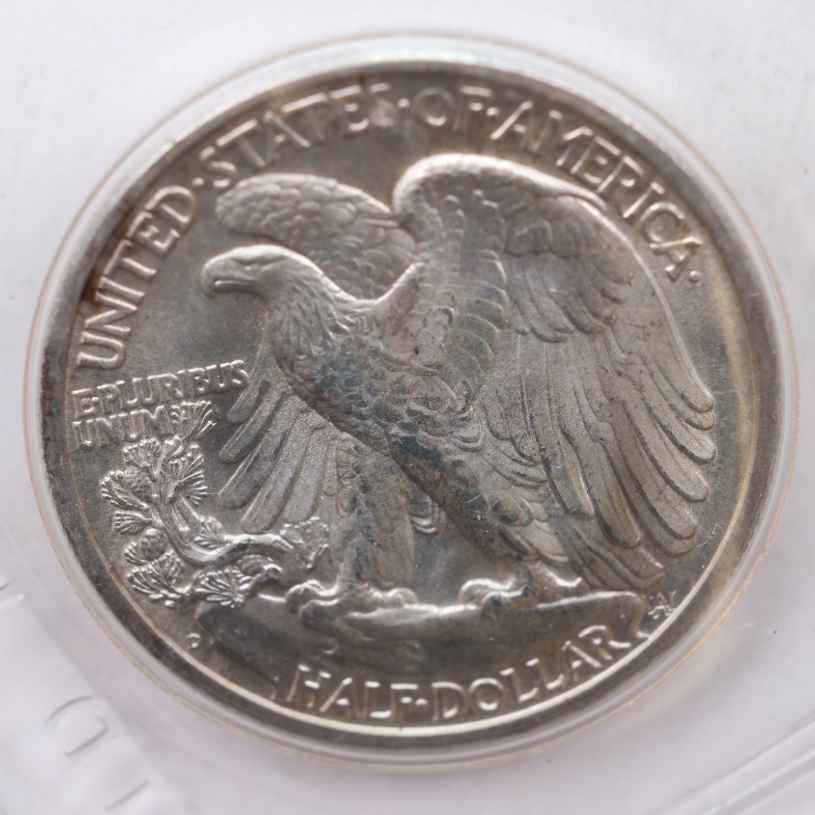 1939-D Walking Liberty Half Dollar, David Hall Holder, Gem Uncirculated, #HR