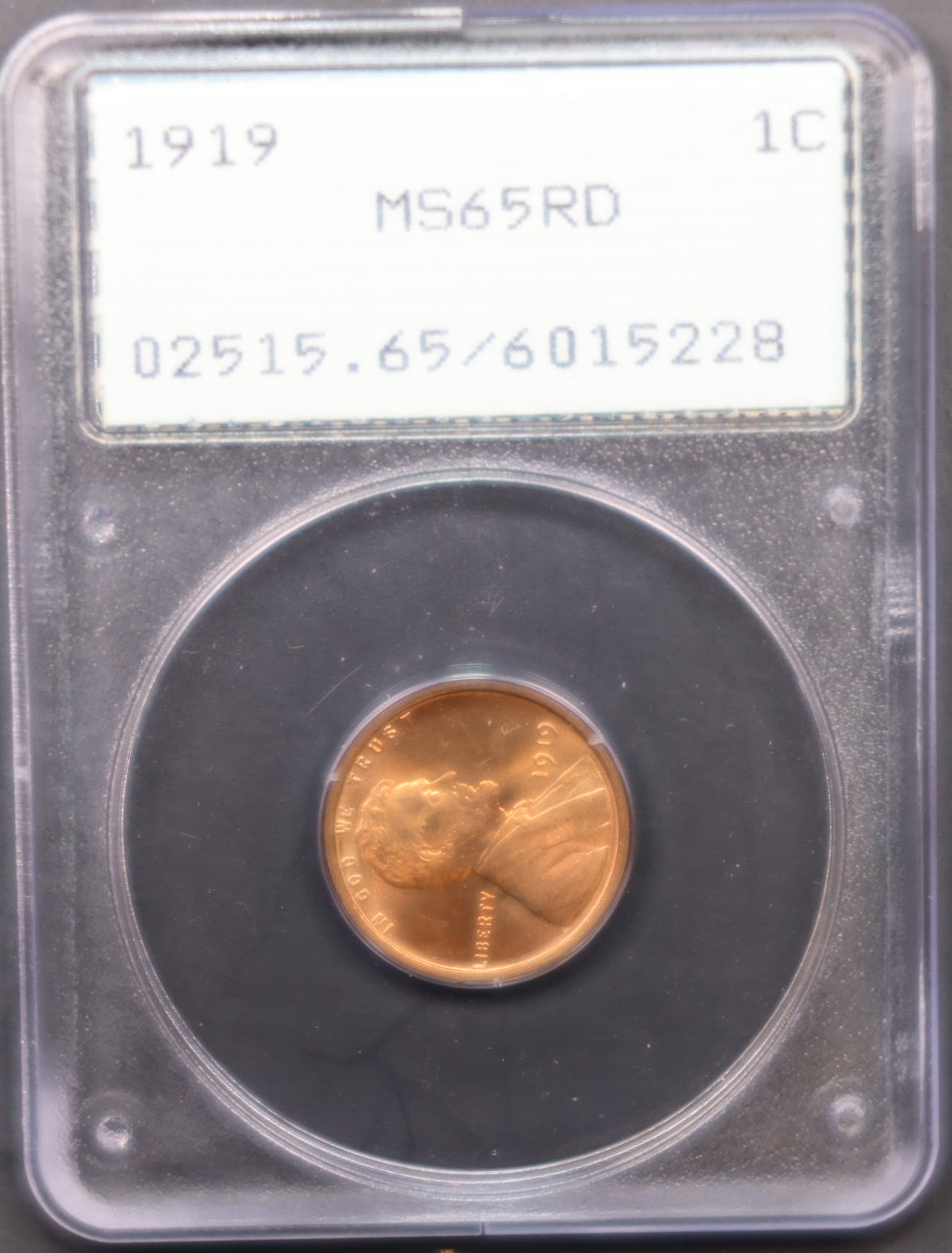 1919 Lincoln Wheat Cents, PCGS Shaker MS-65 Red, Store Sale #CT0002