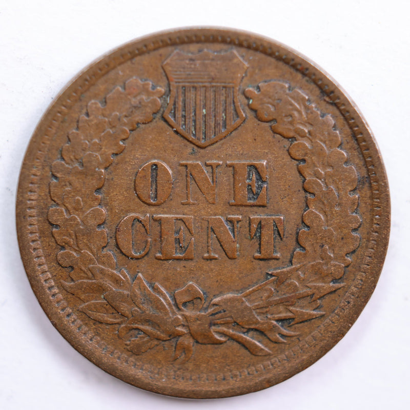 1865 Indian Head Cent, Extra Fine Circulated Coin, Store