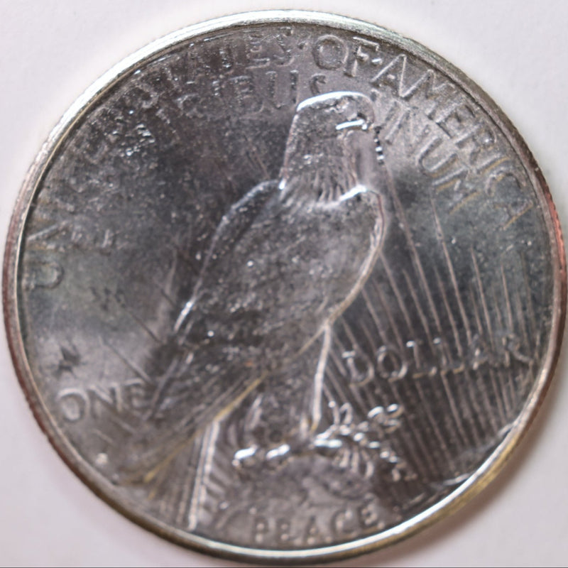 1922-S Peace Silver Dollar, Gem Mint State Uncirculated Coin, Store