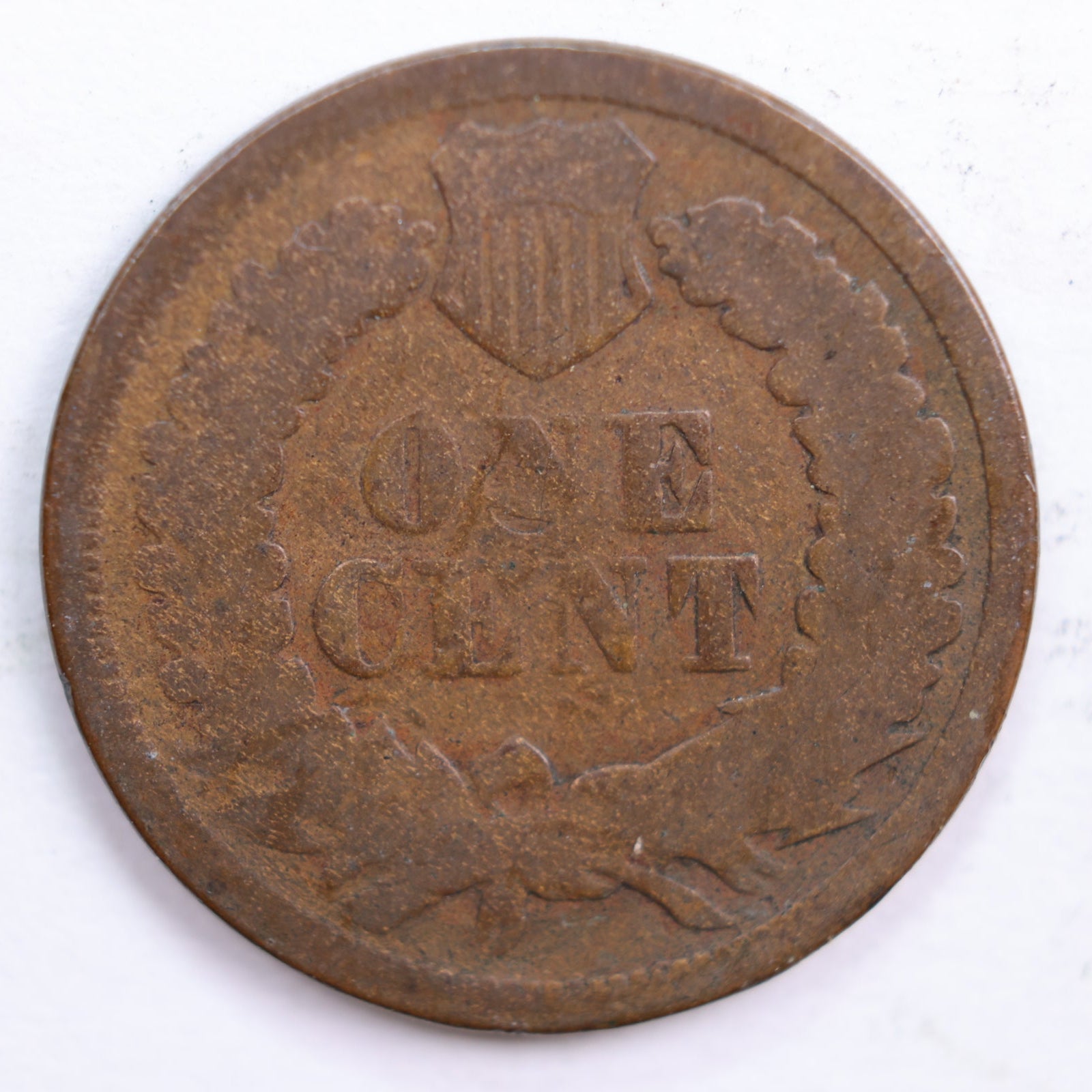 1867 Indian Head Cent, Abt Good Circulated Coin, Store #CT0595