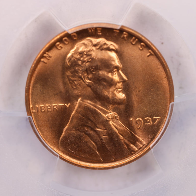 1937 Lincoln Wheat Cents, PCGS MS66., R/B., Store
