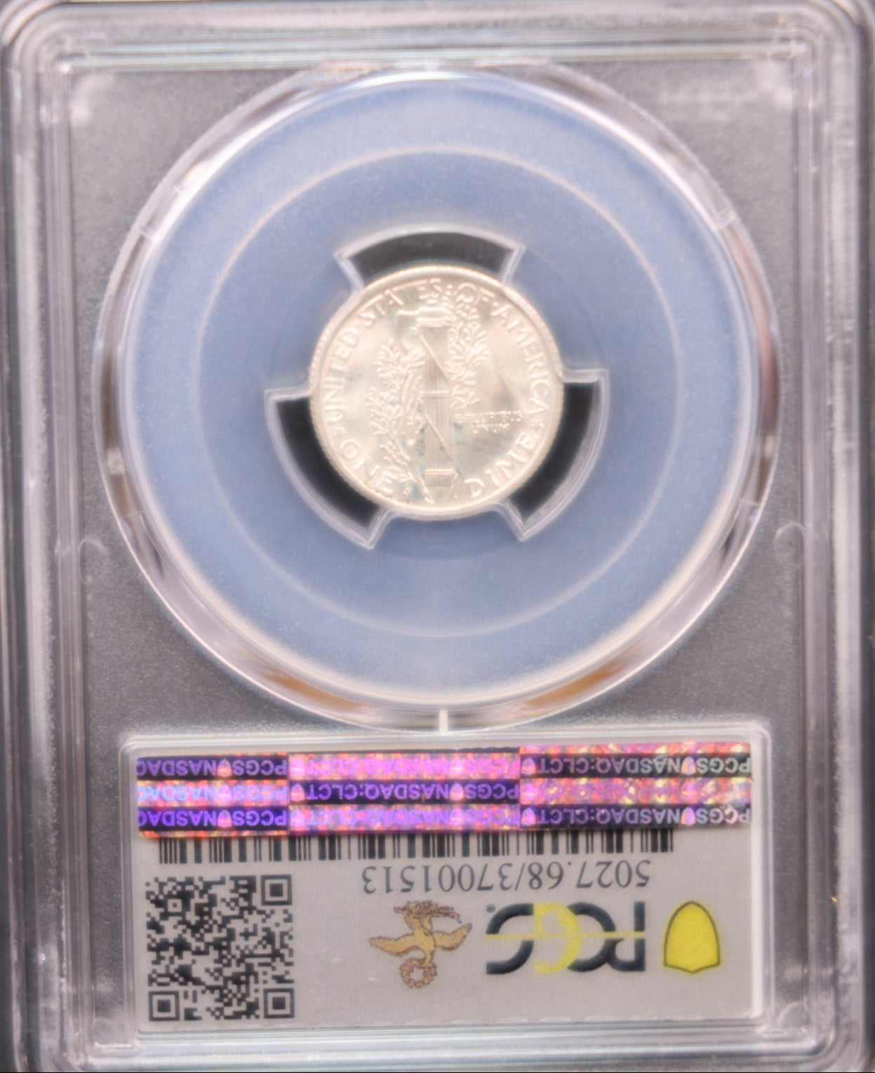 1940-S Mercury Silver Dime, PCGS MS68 Full Band, Store #DE0936.