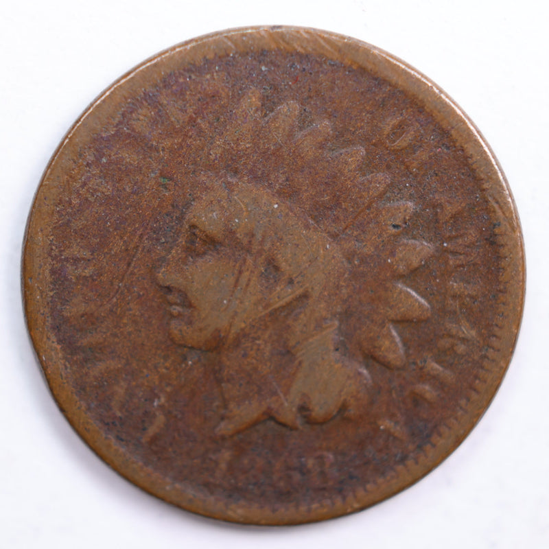 1868 Indian Head Cent, Good Circulated Coin, Store