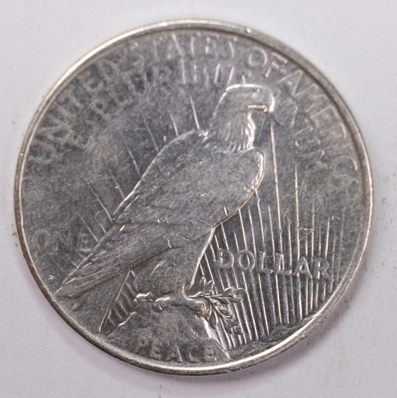 1923-D Peace Silver Dollar, About Uncirculated Coin, Store