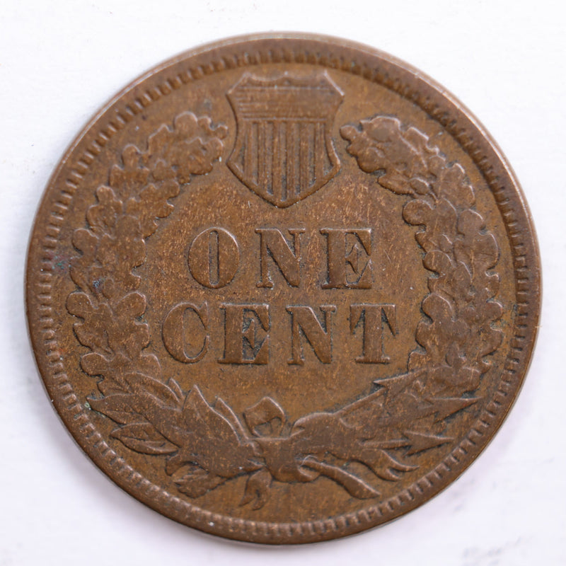 1874 Indian Head Cent, Very Fine Circulated Coin, Store