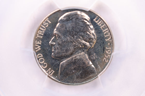 1952 Jefferson Nickel., PCGS, Proof 66., Store #18739