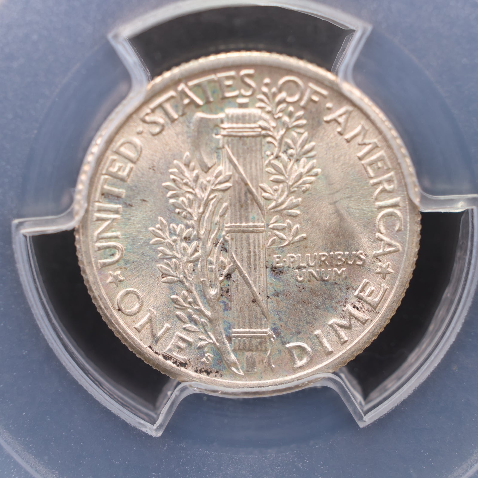 1940-S Mercury Silver Dime, PCGS MS68 Full Band, Store #DE0936.