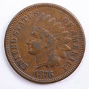 1876 Indian Head Cent, Abt Uncirculated Coin, Store