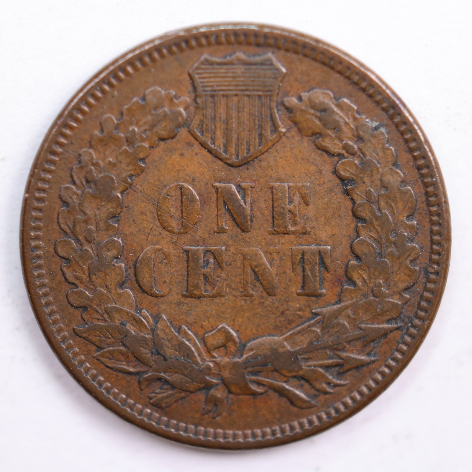 1876 Indian Head Cent, Abt Uncirculated Coin, Store #CT0609