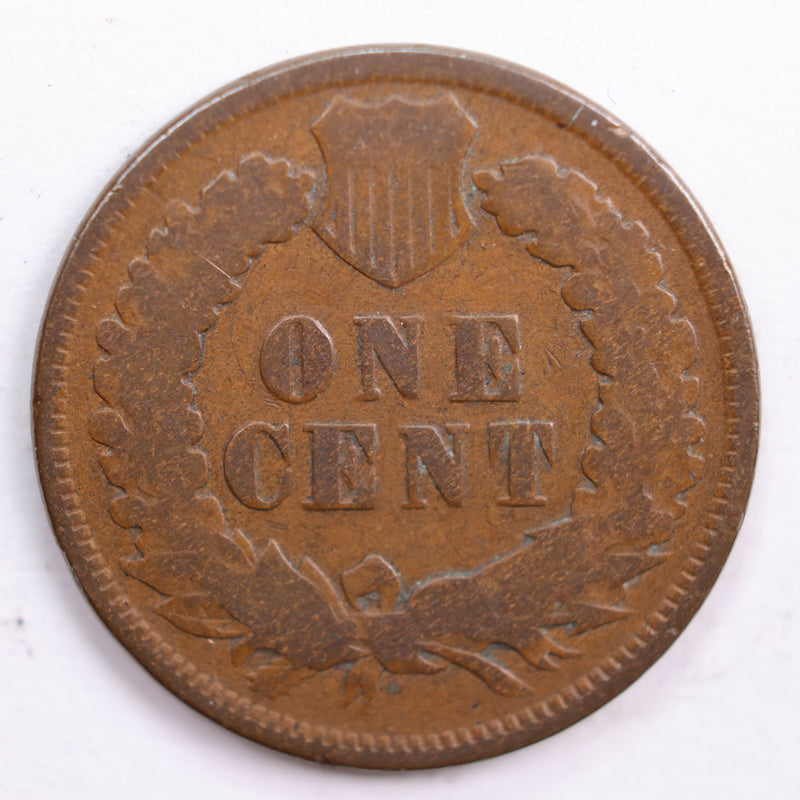 1876 Indian Head Cent, Very Good Circulated Coin, Store