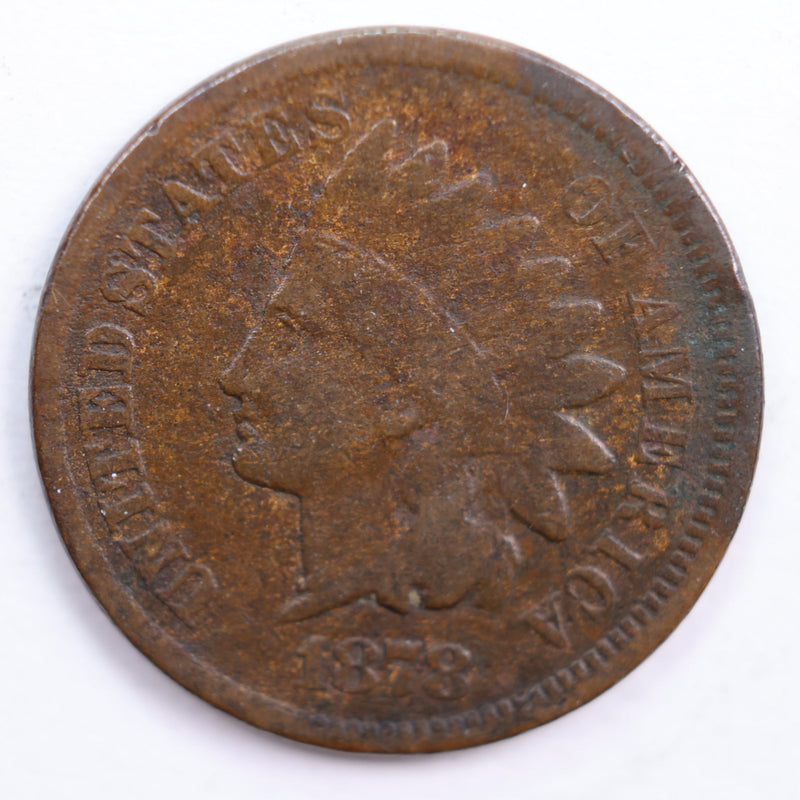 1878 Indian Head Cent, Good Circulated Coin, Store