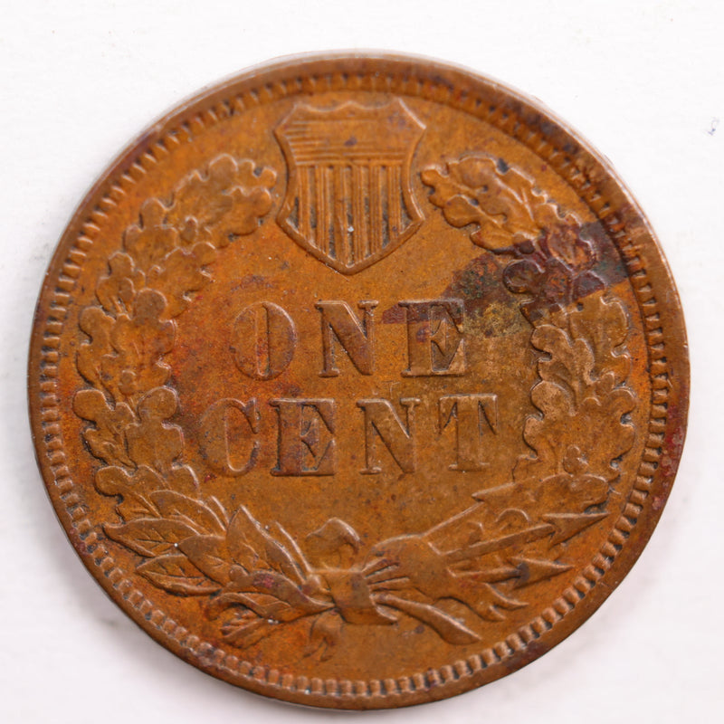 1878 Indian Head Cent, Abt Uncirculated Coin, Store