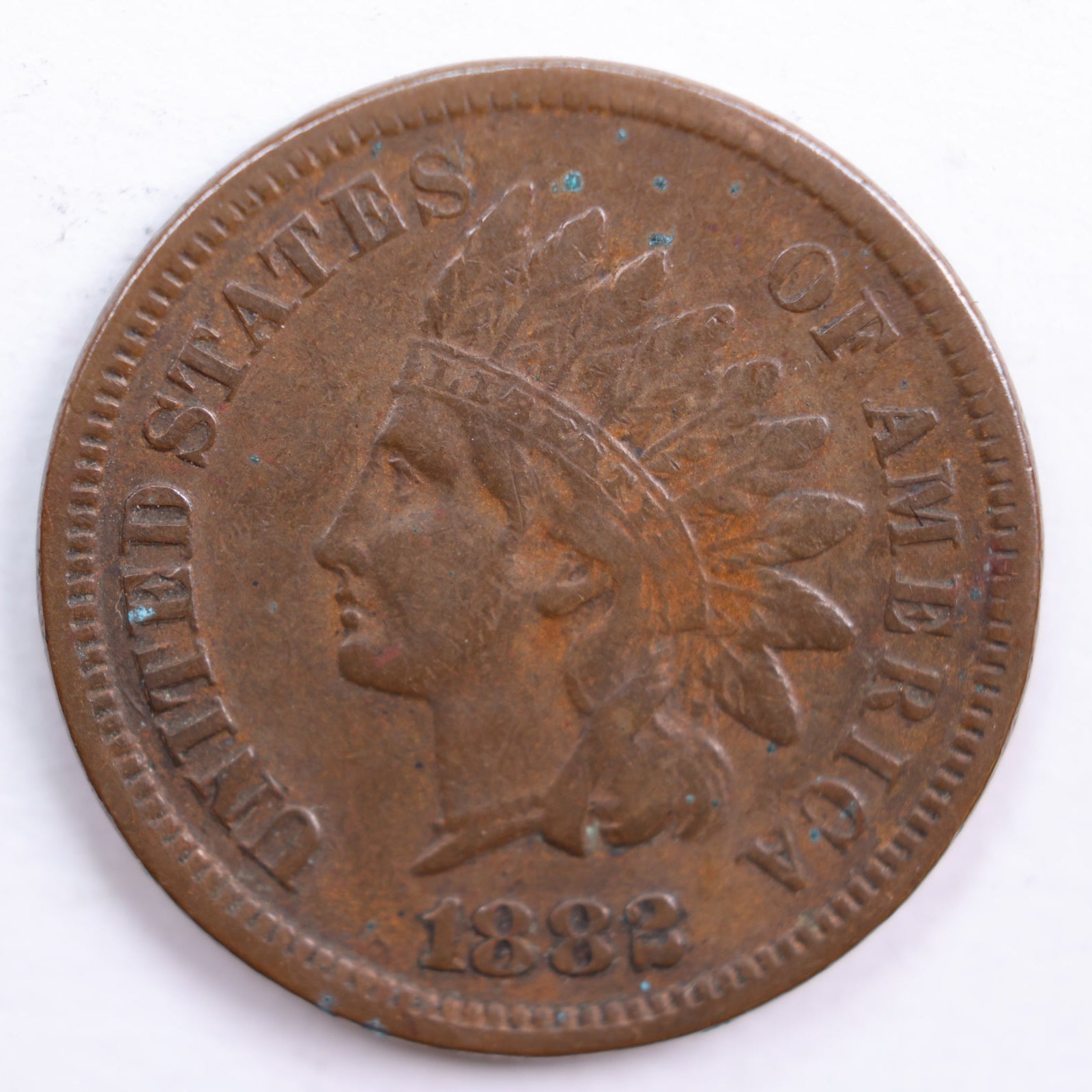 1882 Indian Head Cent, Extra Fine Circulated Coin, Store #CT0613