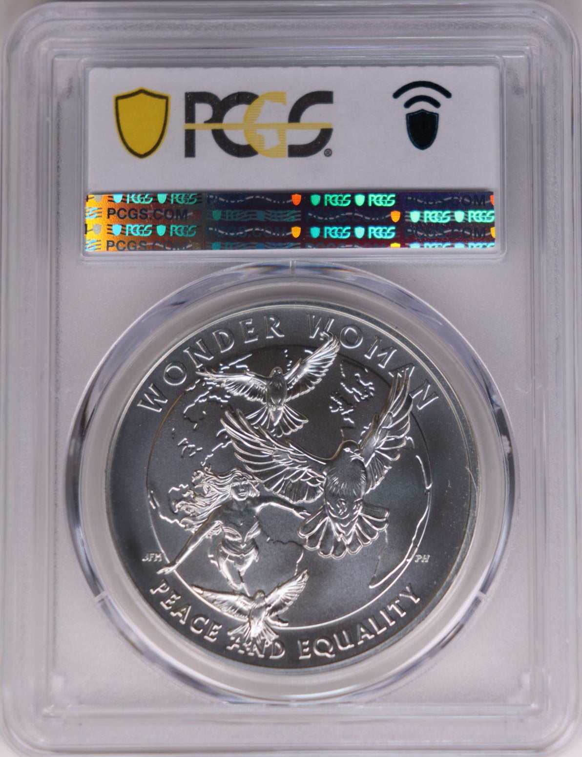2025 Wonder Women U.S. Mint Medal, 1 OZT Silver, PCGS MS69, Store #GMC412.
