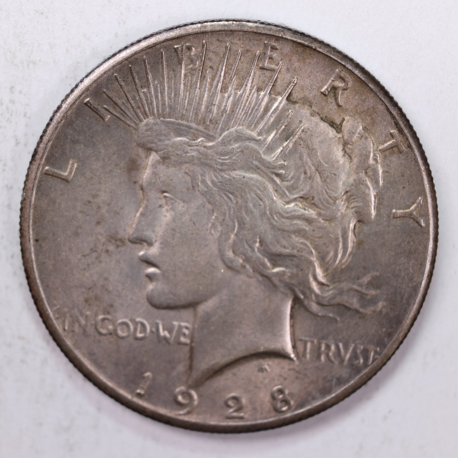 1928 Peace Dollar, *KEY*, Mint State Uncirculated Coin., Store #9032