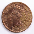 1890 Indian Head Cent, Uncirculated Details Coin, Store