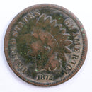 1872 Indian Head Cent, Very Good Circulated Coin, Store