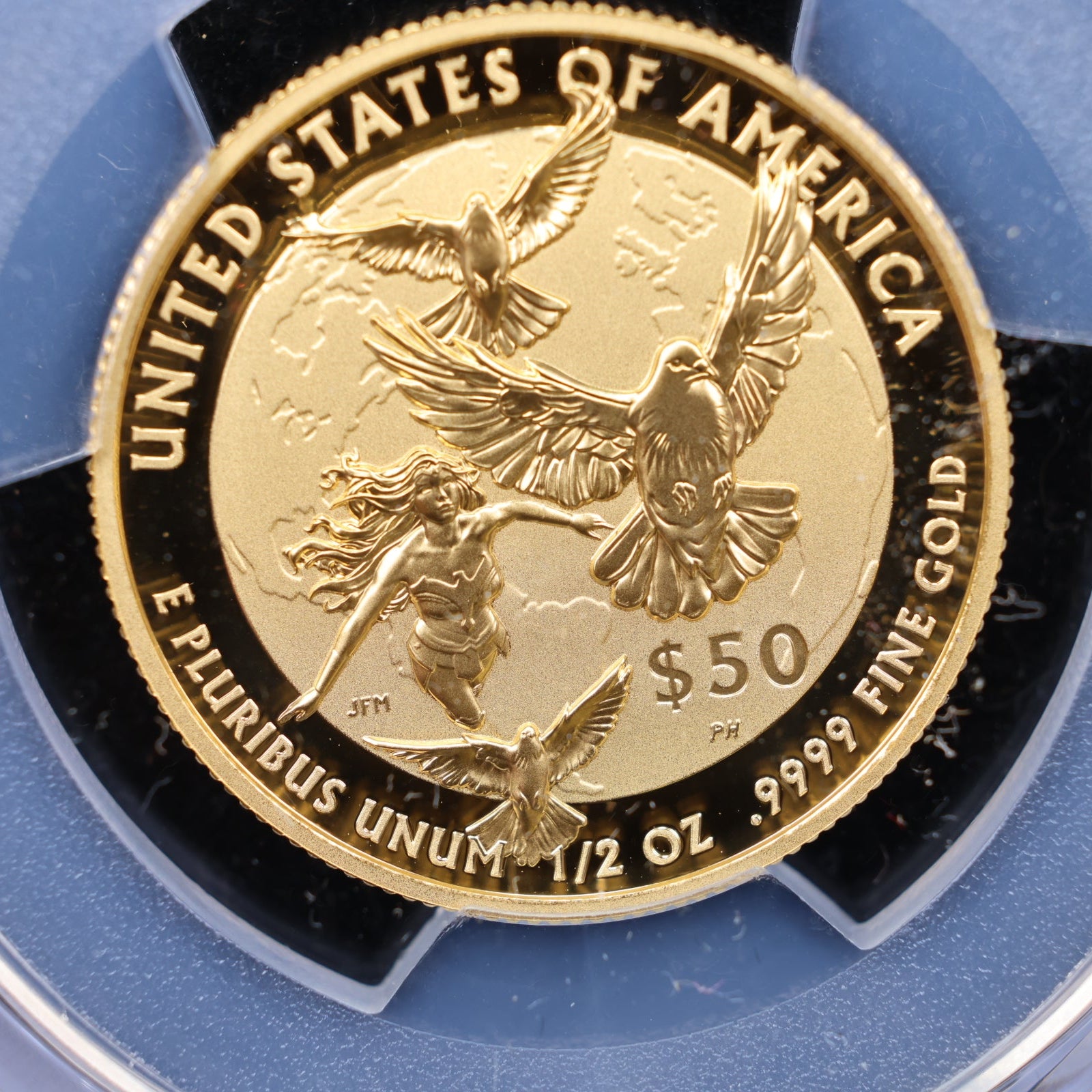 2025-W $50 Gold Wonder Women Commemorative, PCGS PR70, Store #GMC411.