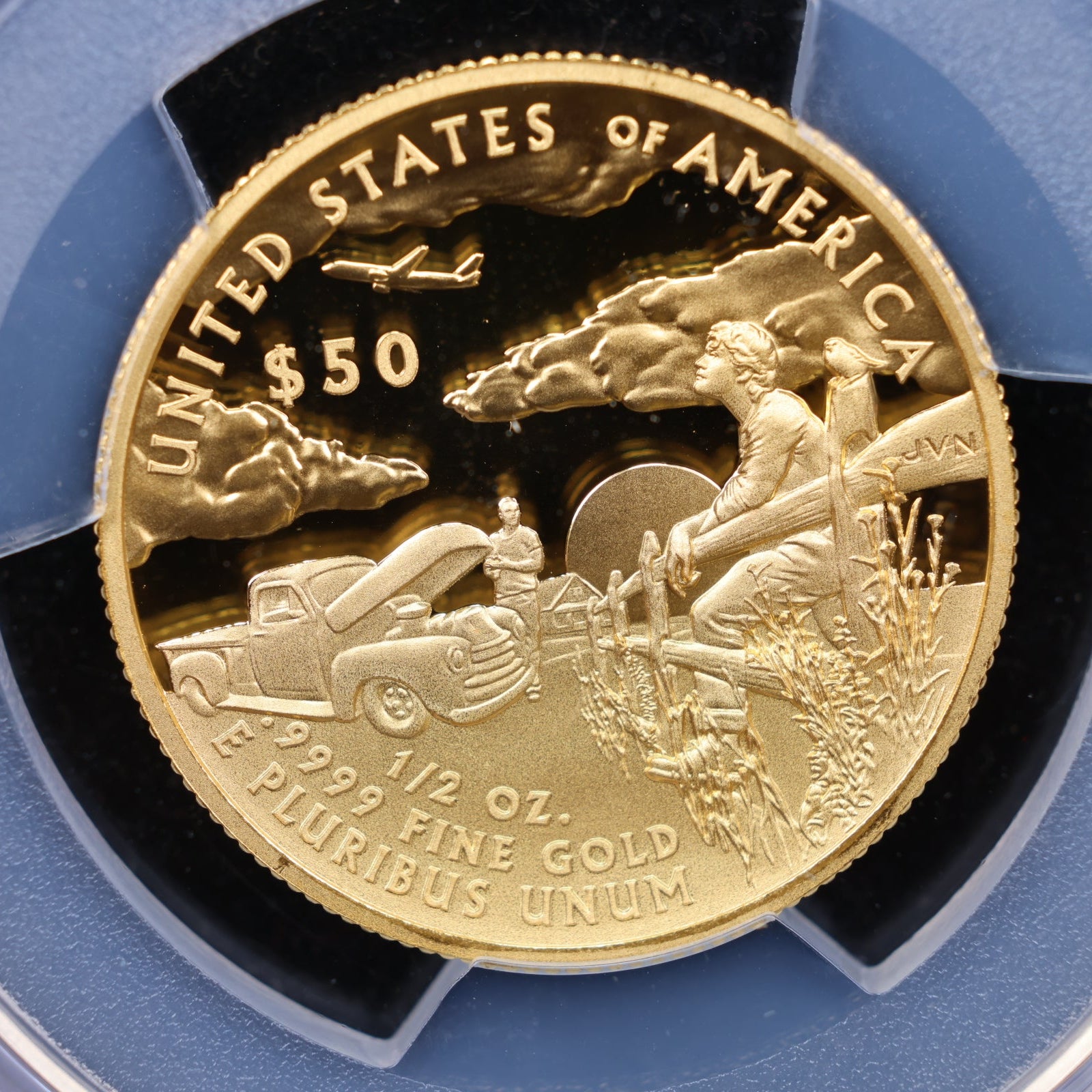 2025-W $50 Gold Super Man Commemorative, PCGS PR70, Store #GMC411.