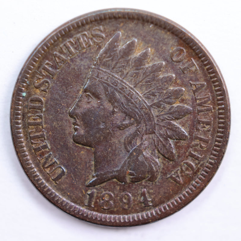 1894 Indian Head Cent, Extra Fine Circulated Coin, Store