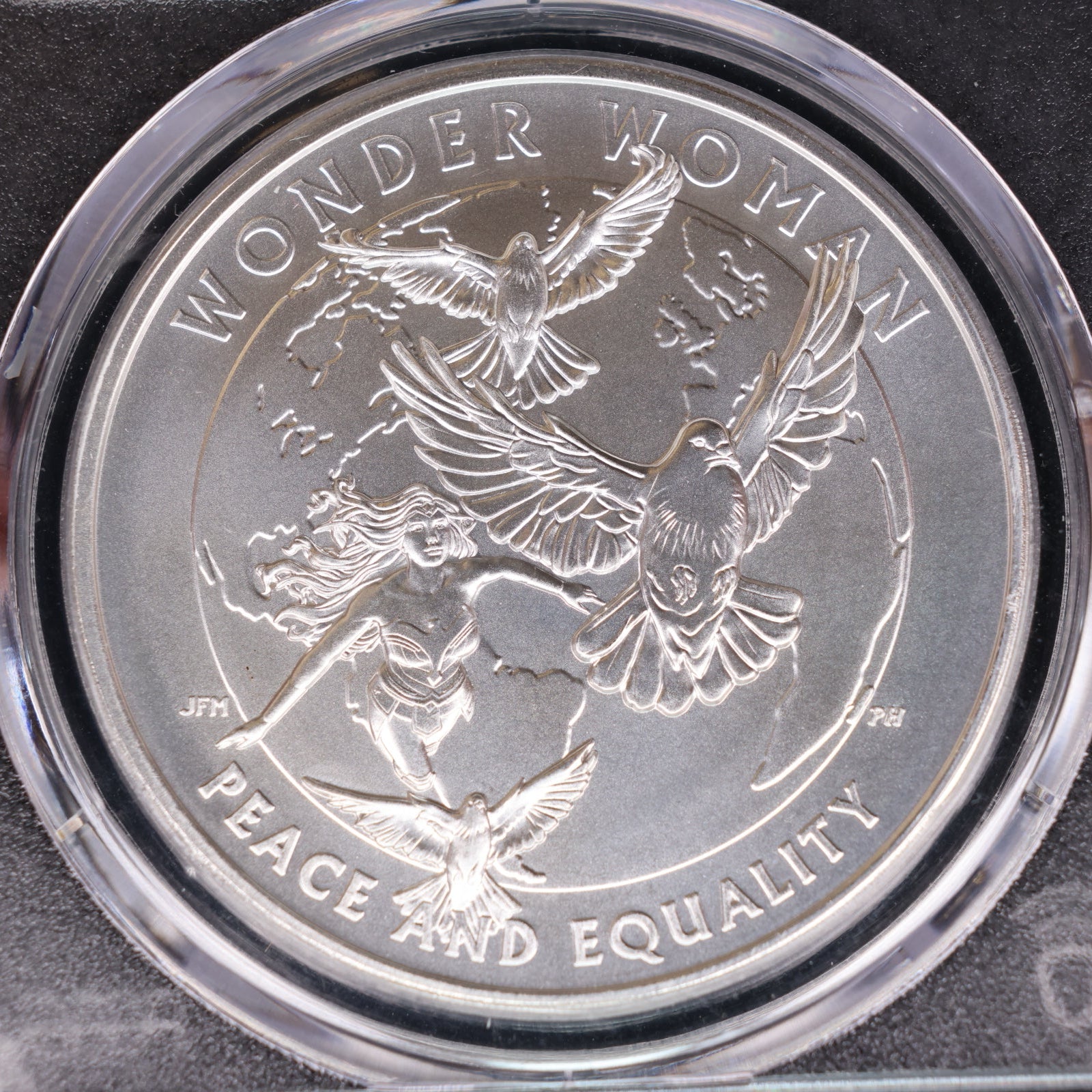 2025 Wonder Women U.S. Mint Medal, 1 OZT Silver, PCGS MS69, Store #GMC414.