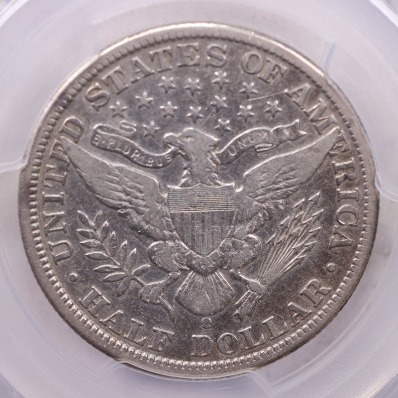 1898-O 50C Barber Half Dollar., PCGS VF-25., Store