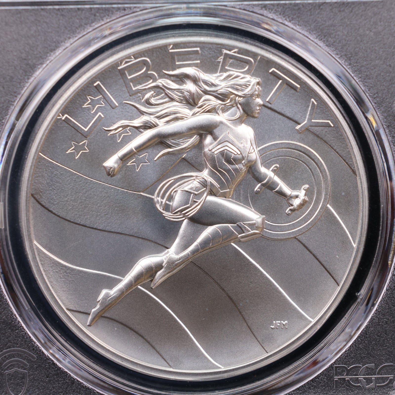 2025 Wonder Women U.S. Mint Medal, 1 OZT Silver, PCGS MS70, Store #GMC415.