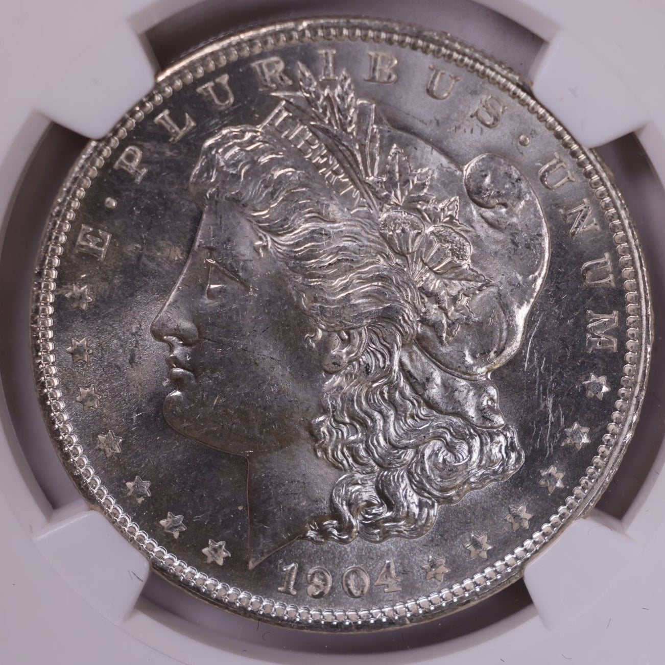 1904-O Morgan Silver Dollar., NGC MS-64., Uncirculated Coin., Store #DR0630.