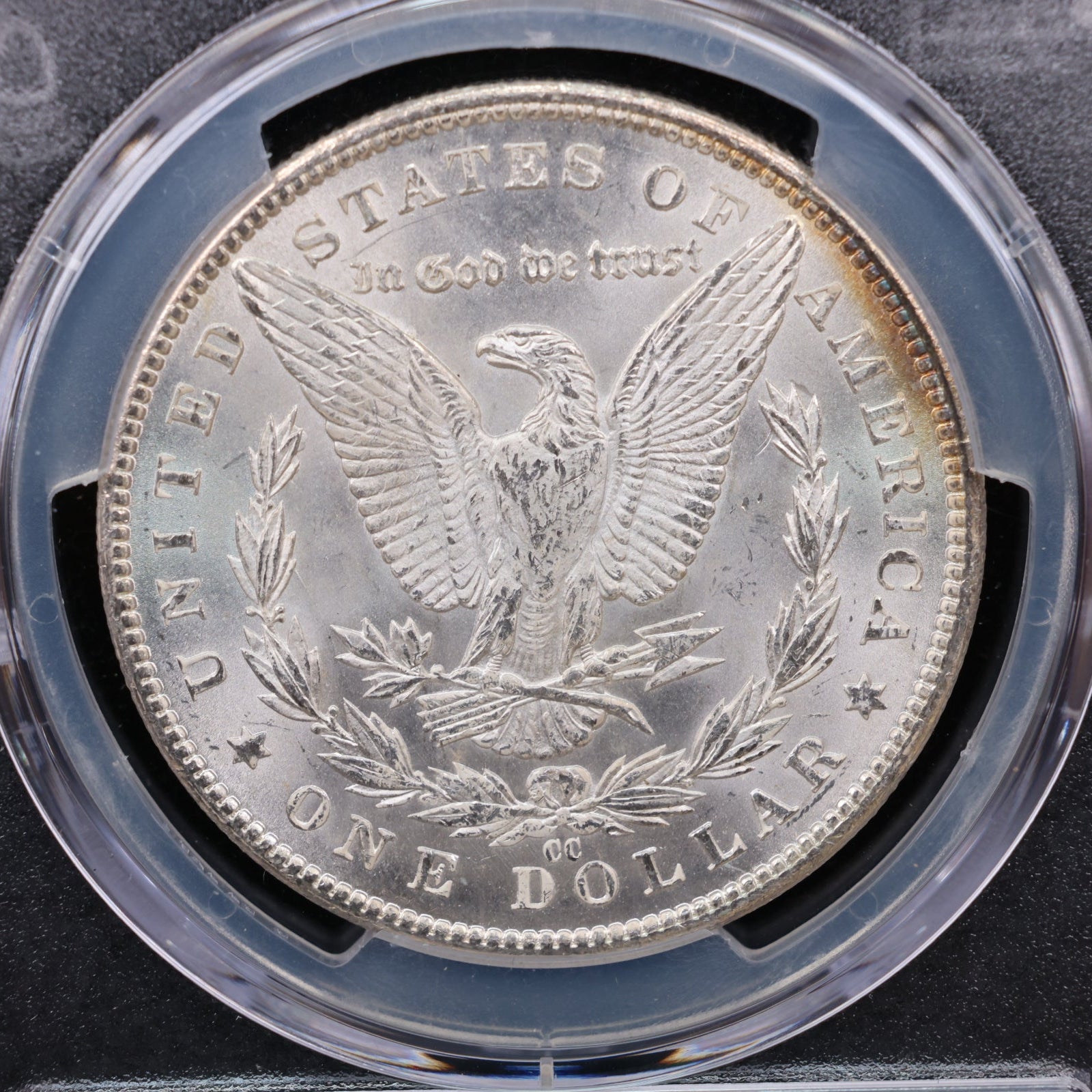 1884-CC Morgan Silver Dollar, (GSA), PCGS MS62, Uncirculated, Store#DR0559.