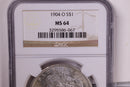 1904-O Morgan Silver Dollar., NGC MS-64., Uncirculated Coin., Store