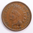 1900 Indian Head Cent, Extra Fine Circulated Coin, Store