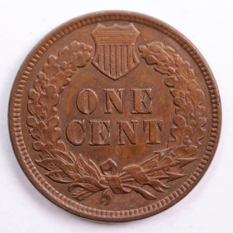 1901 Indian Head Cent, Abt Uncirculated Coin, Store