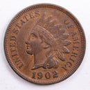1902 Indian Head Cent, Extra Fine Circulated Coin, Store