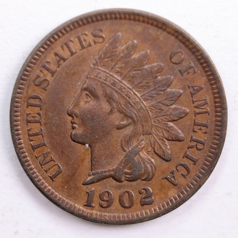 1902 Indian Head Cent, Extra Fine Circulated Coin, Store