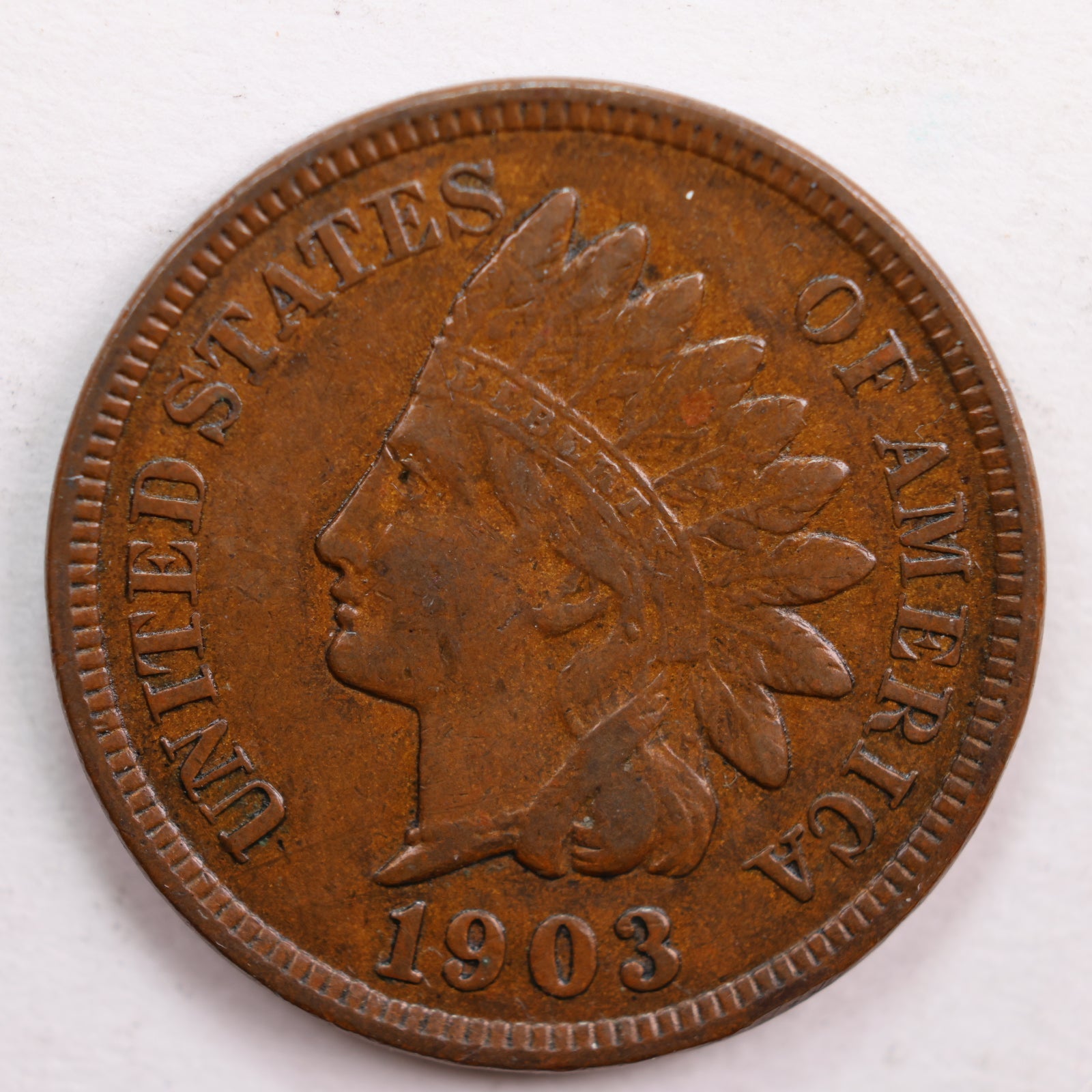 1903 Indian Head Cent, Extra Fine Circulated Coin, Store #CT0641