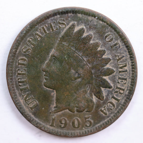 1905 Indian Head Cent, Very Fine Circulated Coin, Store #CT0646