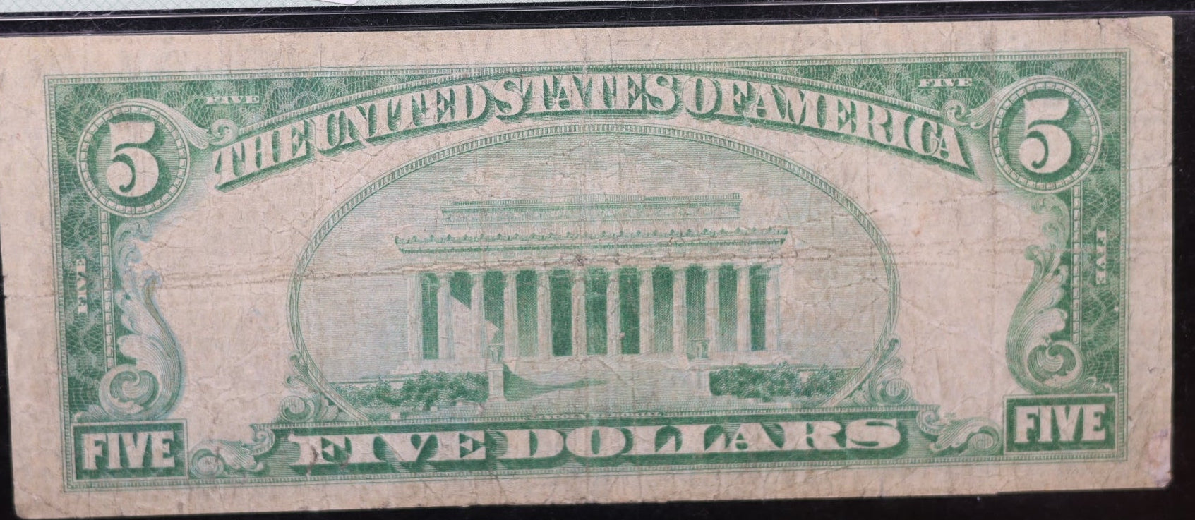 1929 $5, Troutville, Virginia. Ch#9764, PMG Fine-12, Fr#1800-1, Store #SGNB003.