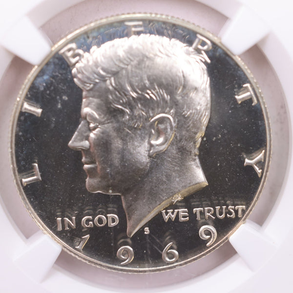 1969-S 50C Kennedy Half Dollar., NGC Graded PF69., Store #18771