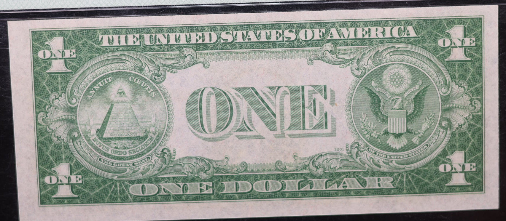 1935A $1, Silver Certificate, Fr#1609, 'R' Experimental Note, PMG CU65, #GSSC001.